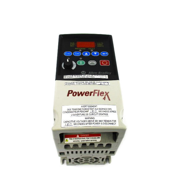 ALLEN BRADLEY 22A-B4P5N104 SER. A F/W 4.02 180-264VAC 5.2A NSNP