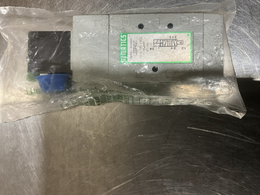 Numatics 237-569B .07 Amps L23BP4520 14.5-145 PSIG 1-10 BAR Solenoid  Valve
