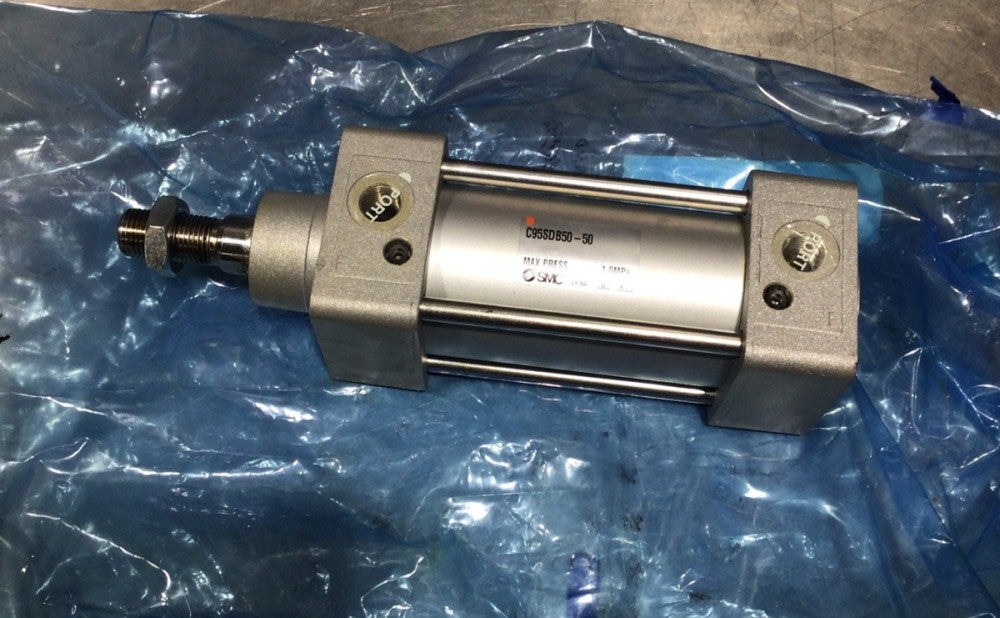 SMC C95SDB50-50 Pneumatic Cylinder 145 PSI