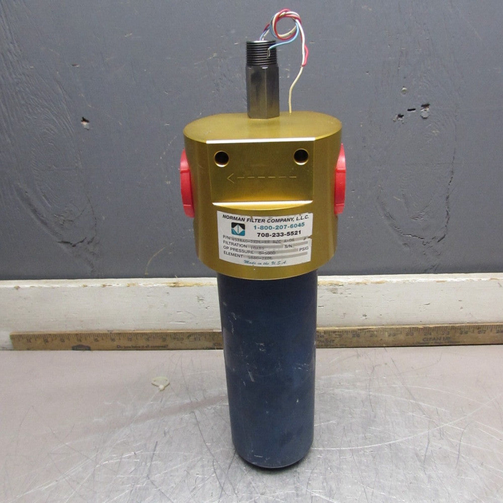 NEW! NORMAN 4578AG-2XDL-EE D/C A-06, HYDRAULIC FILTER ASSEMBLY, 5k PSI , NOS!