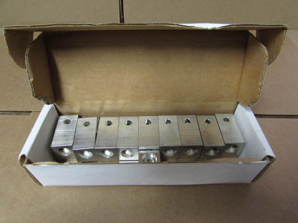 CASE OF 19PCS BURNDY KA29U 6STR-250 DUAL RATED LUGS ITEM#392015, NEW IN BOX!!