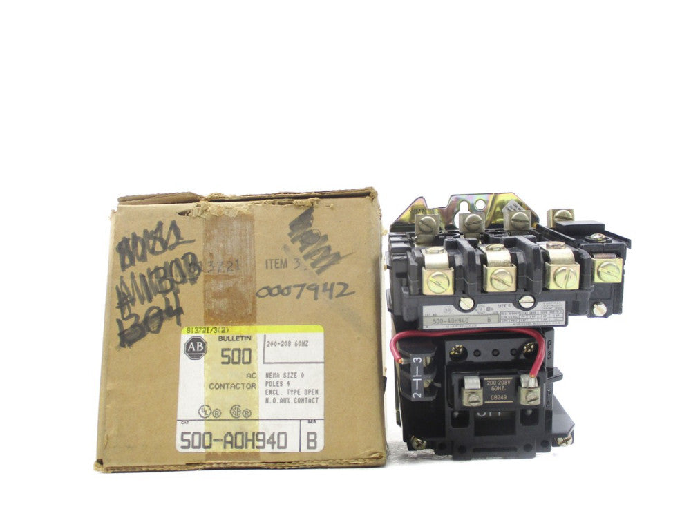 ALLEN BRADLEY 500-AOH940 SER. B 208V (BR/YL) NSMP