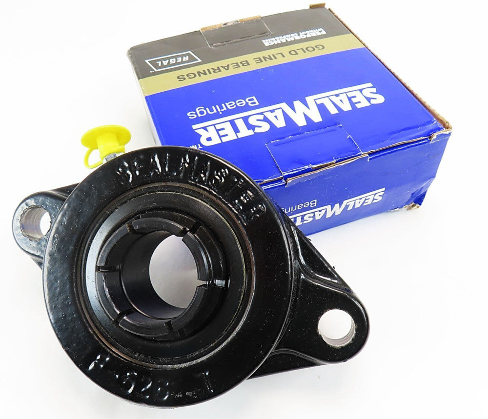 Sealmaster MSFT-20T Gold Line 2 Bolt Ball Bearing 1 1/4" Bore (No Lock Ring) NIB