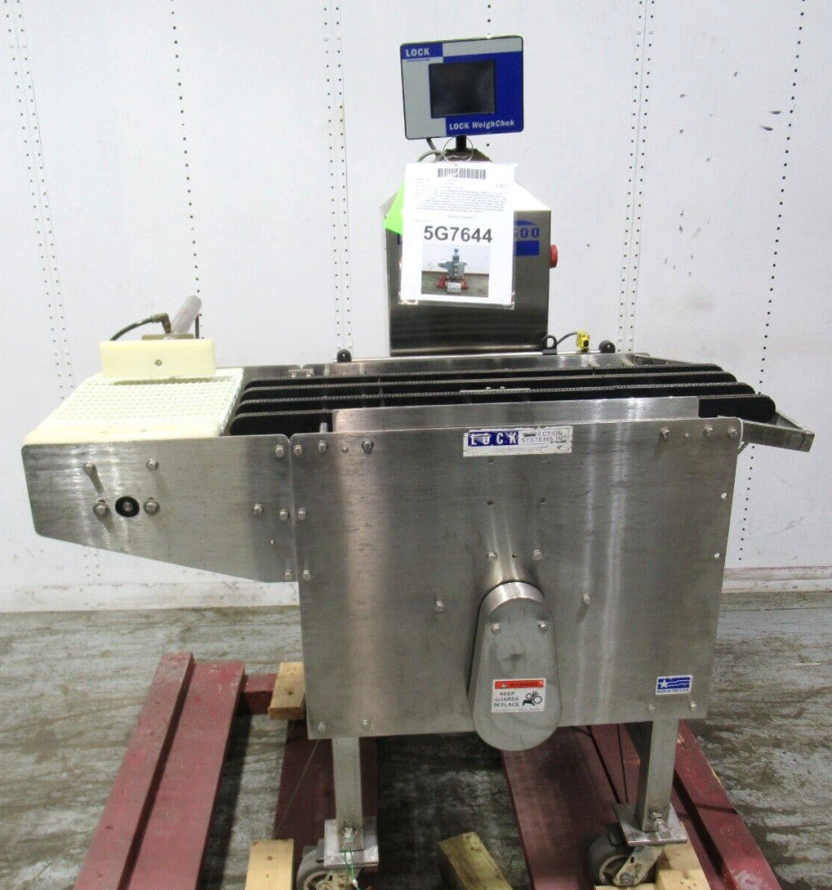 Lock Inspection Systems, Model CC2500, In-line Stainless Steel Checkweigher.