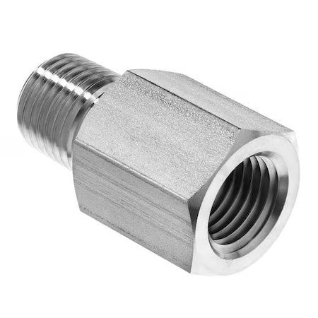 Zoro Select Zusa-Pf-8752 Adapter,Ss,Female Npt X Male Bspt