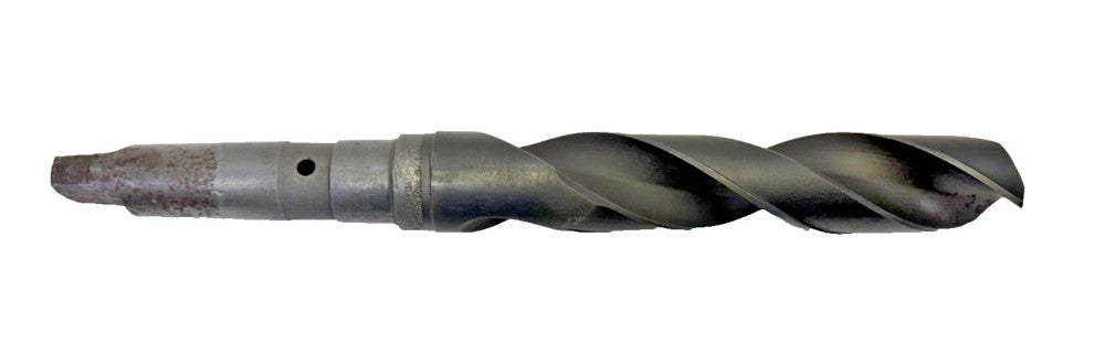 GEORGE WHALLEY DRILL BIT MORSE TAPER #4, 1-1/8" HSS 2 FLUTES OAL 14"