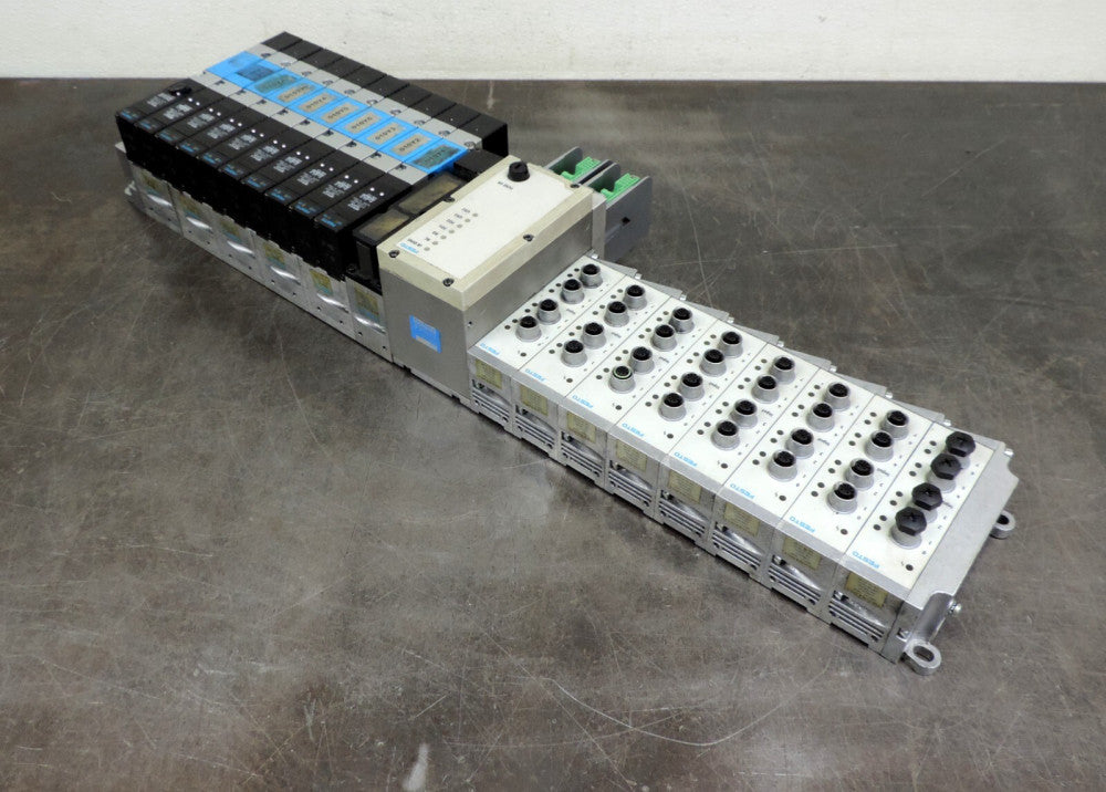 Festo Solenoid Valve JMTH-5/2-7.0-S-V1 w/ Adapter Terminal Rugged Bus Line Node