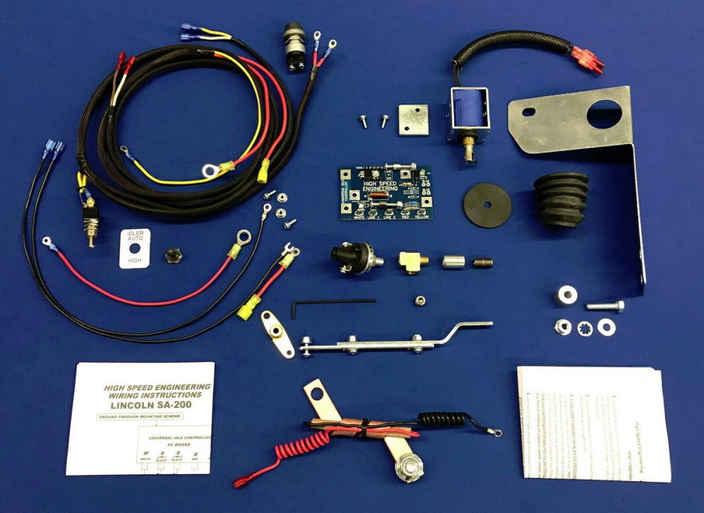 BEST Low Idle Upgrade Kit Fit Lincoln SA 200 Gas W/ Oem Solenoid Reed Oil Switch