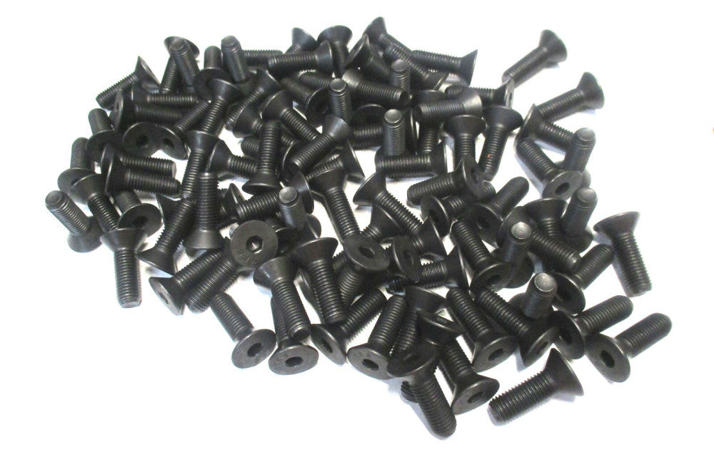 Brighton (211183) 5/16-24 UNF 1" OAL 3/16" Hex 82° Flat Cap Screw - Lot of 100