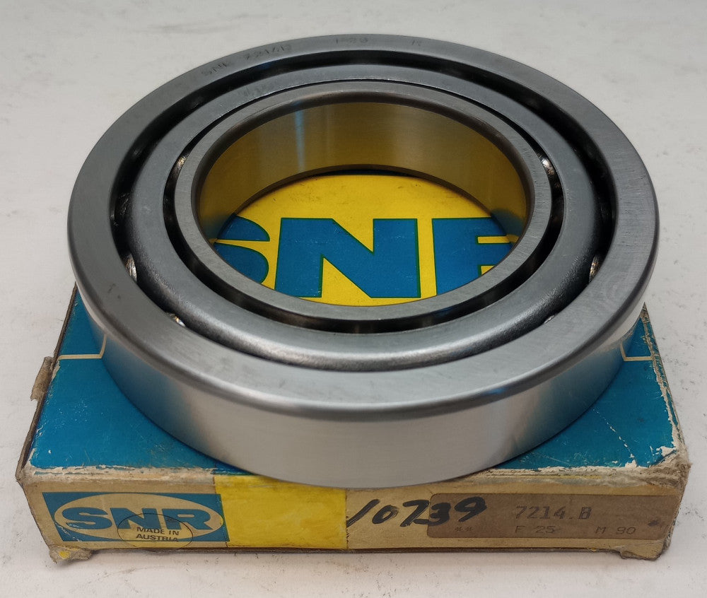 SNR 7214-B Angular Contact Ball Bearing 75 X 130 X 25mm 7214.B