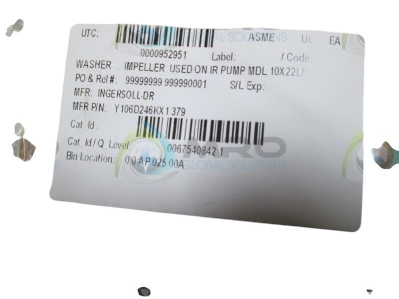 INGERSOLL RAND Y106D246KX1379 WASHER  NSMP