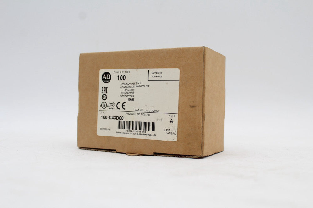 Allen-Bradley 100-C43D00 3-Pole Contactor Module
