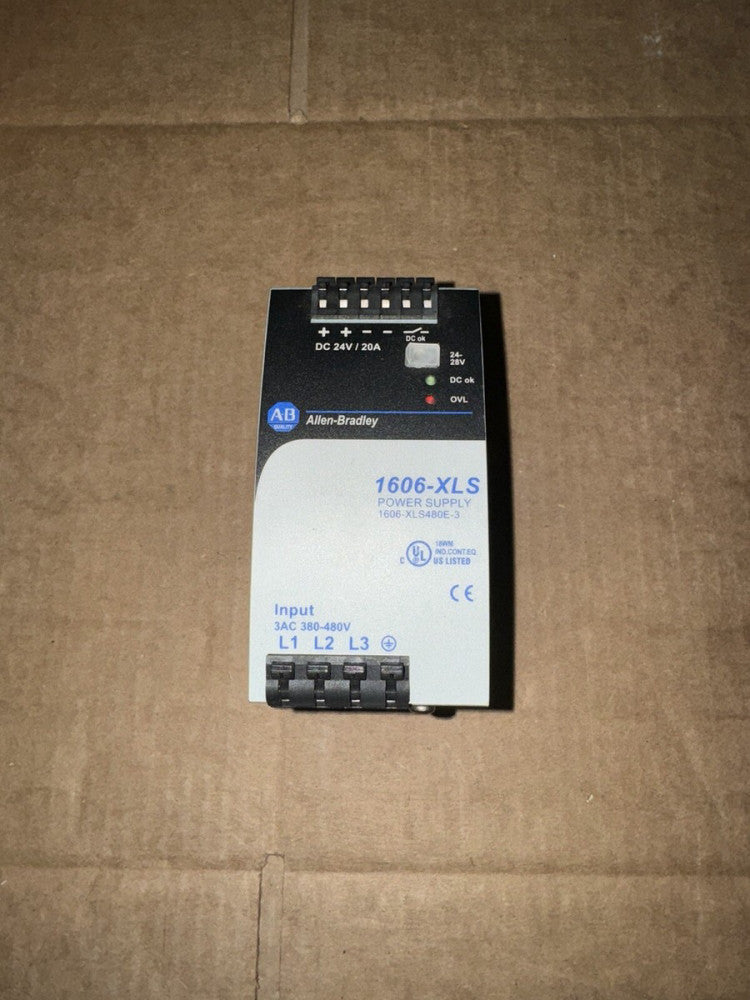 ALLEN BRADLEY 1606-XLS480-3 POWER SUPPLY, 380-480V, NEW-OPEN BOX, MAKE OFFER!