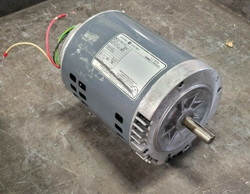 GE 3/4 HP AC ELECTRIC MOTOR 208-230 VAC 3 PHASE 1725 RPM 56C FRAME 5K43MG5338X