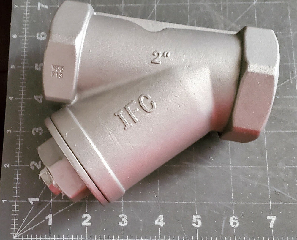 Watts® Wye Stainless Steel Strainer 2" 87SI-T (Threaded) 0823078 [Z4B3]