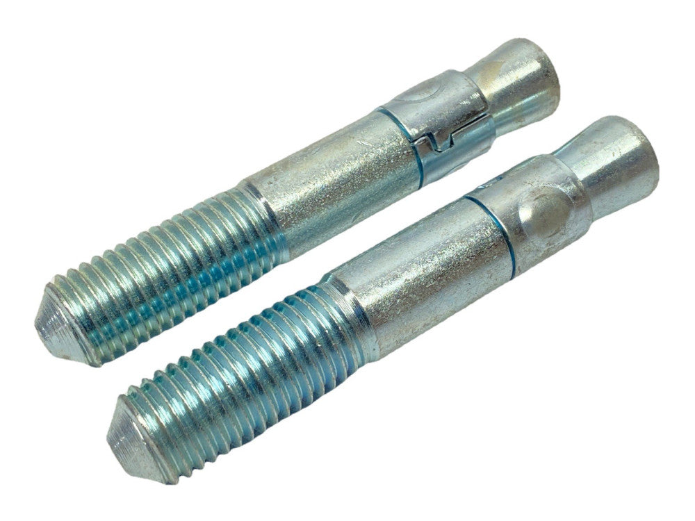 1" x 6" Concrete Wedge Anchors Zinc Plated LOT OF 2