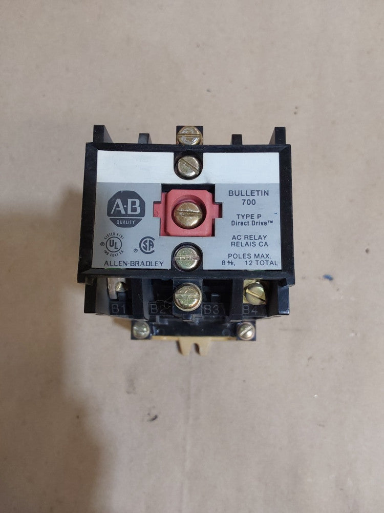 Allen Bradley 700-P600A1 110/115-120 VAC Coil Relay 700P600A1 Type P Ser B 