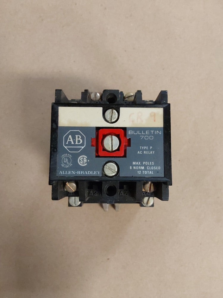 Allen Bradley Bulletin 700 Type P 700-P200A4 AC Relay Preowned
