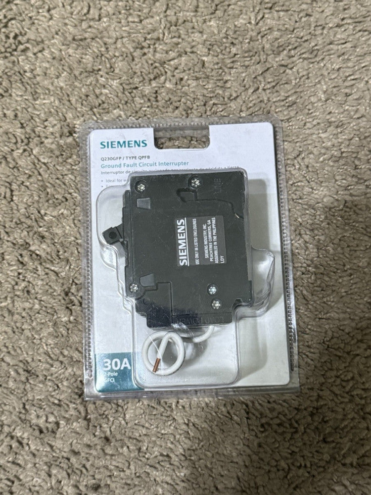 SIEMENS QPFB 30 Amp 2-Pole GFCI Circuit Breaker Q230GFP /TYPE QPFB NEW