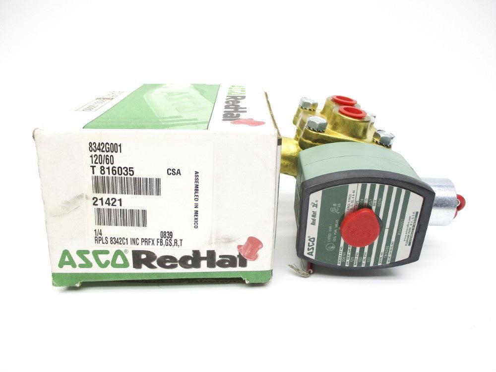 ASCO 8342G001 120V 100-125PSI 1/4" NSMP
