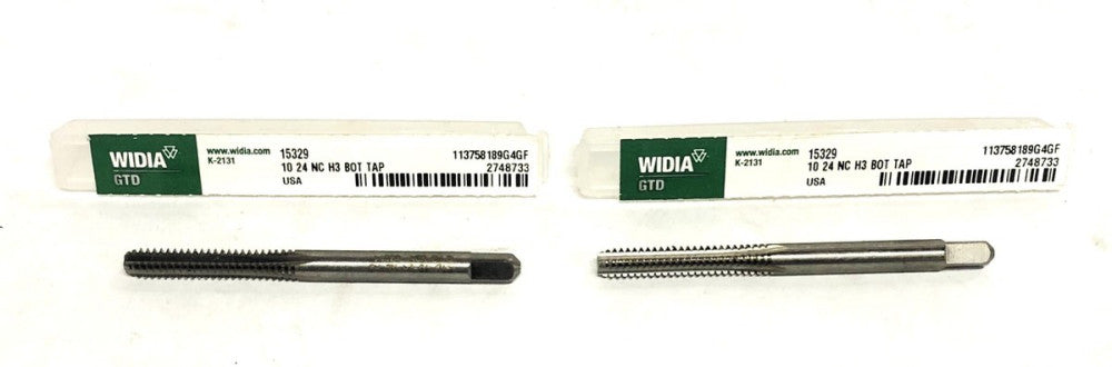 Widia GTD  K-2131 10 24 NC H3 Bot Tap 15329 [Lot of 2] NOS