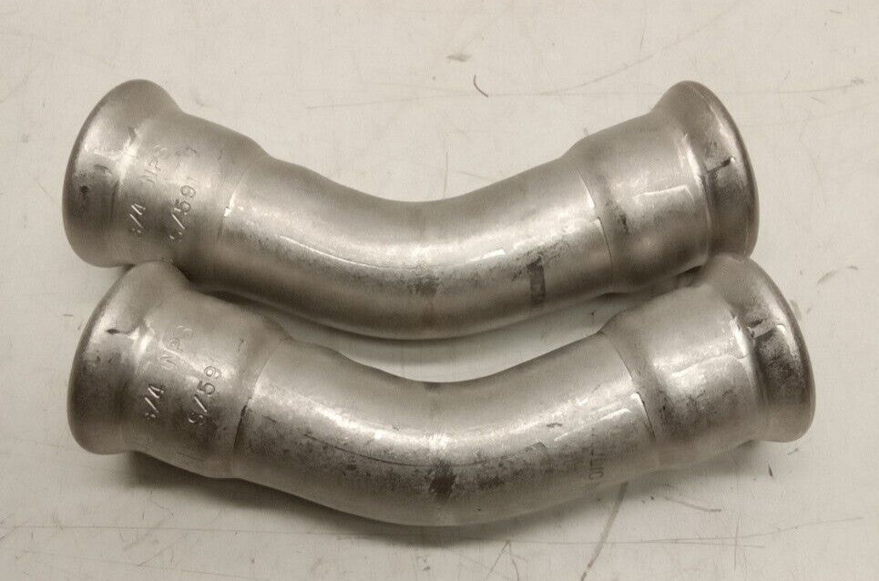 Victaulic 3/4" Vic-Press 45° Stainless Elbow (Lot Of 2)