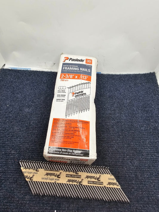 (750 PCS) Paslode Framing Nails 657603 HDG 30 Degree Round Head, 2 3/8” x .113”