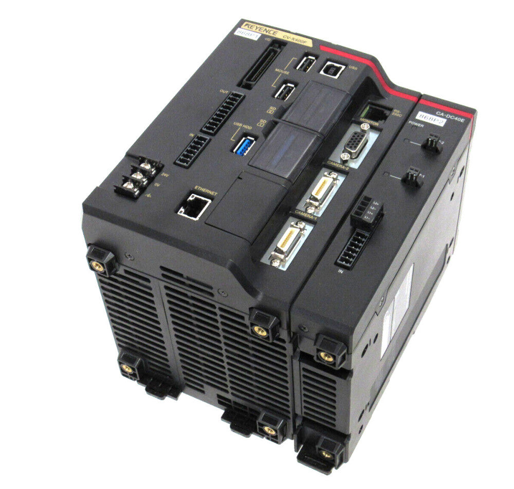 USED KEYENCE CV-X400F CONTROLLER CA-DC40E CVX400F