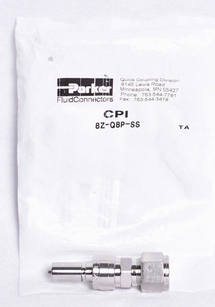 Parker CPI/A-Lok Series Instrumentation Coupling  8Z-Q8P-SS