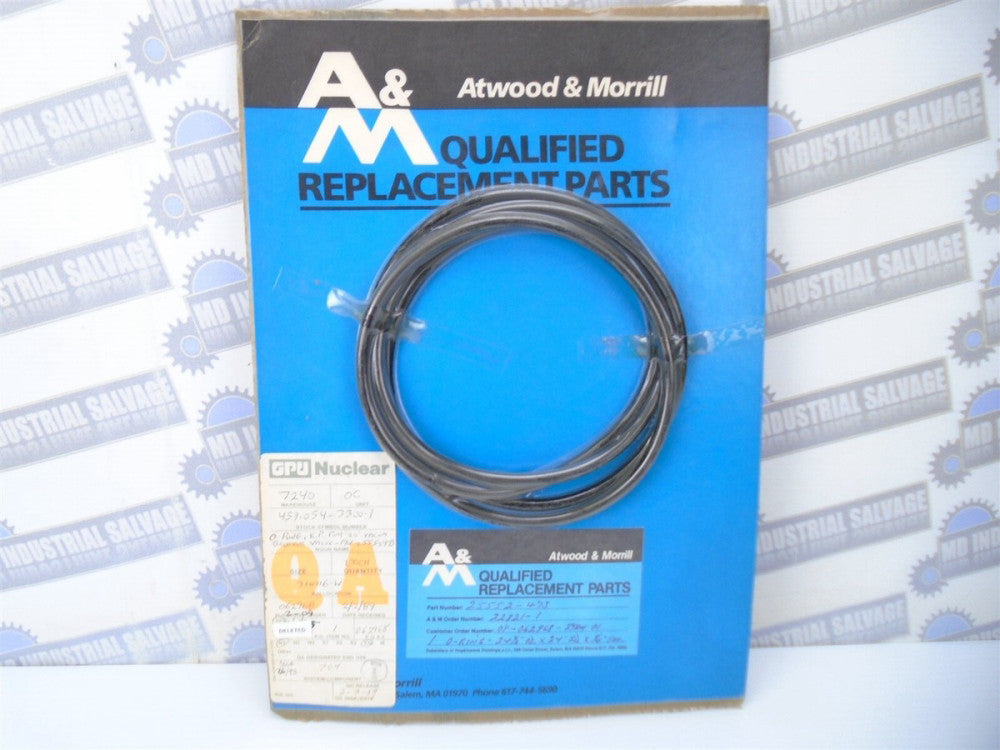 ATWOOD & MORRILL - 25552473 - O-RING - 24.5" OD x 24" ID x 1/4 fit BREAKER VALVE