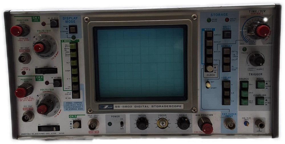 Iwatsu 55-5802 Digital Storage Oscilloscope 