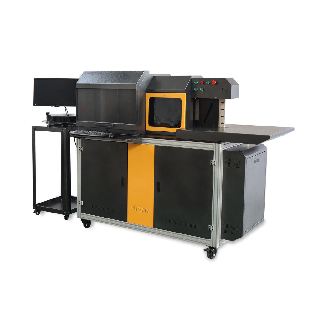 Multifunction Auto CNC Metal Channel Letter Notching Flanging Bending Equipment