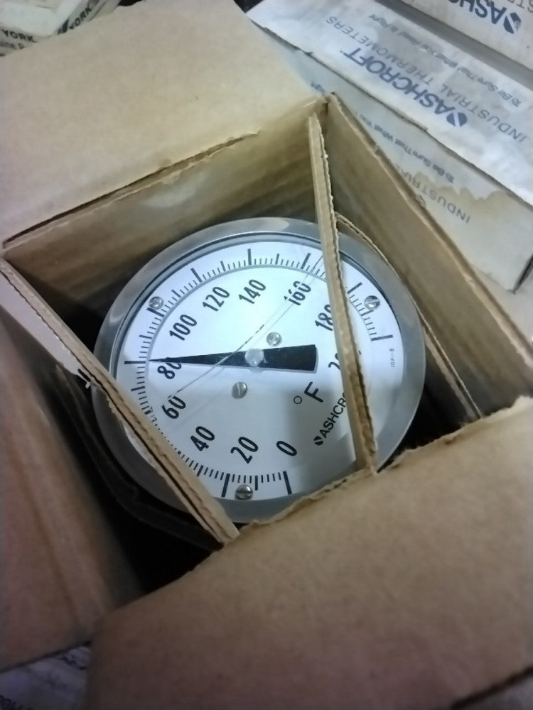 ASHCROFT 30 EI 60 E 040 BI METAL THERMOMETER 0 - 200ºF