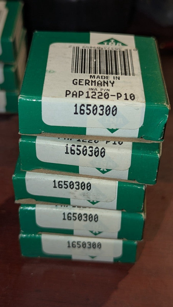 Lot of (5) INA PAP1220-P10 Sleeve Bushing 10mm Bore NIB