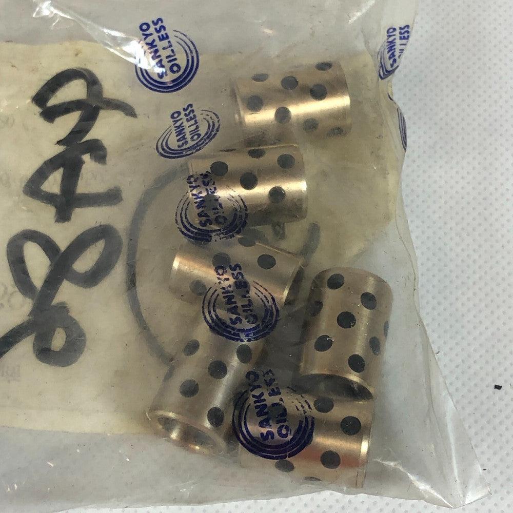 Sanyo Oilless Bushing Bearing SOB 10 x 14x 20mm  (lot of 6)