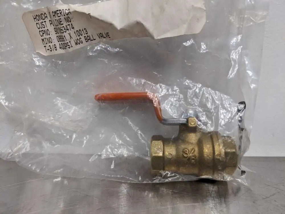 Kitz 400 WOG T3/8 Brass Ball Valve 3/4 inch 400 PSI