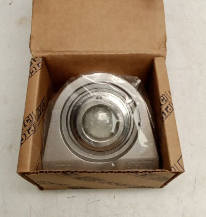IPTCI SUCSPA 206-19 Stainless Steel Tapped Base Pillow Block 1-3/16" Bore 
