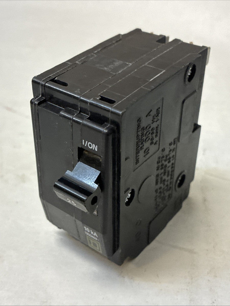 Square D QO 25 amps Plug In 2-Pole Circuit Breaker