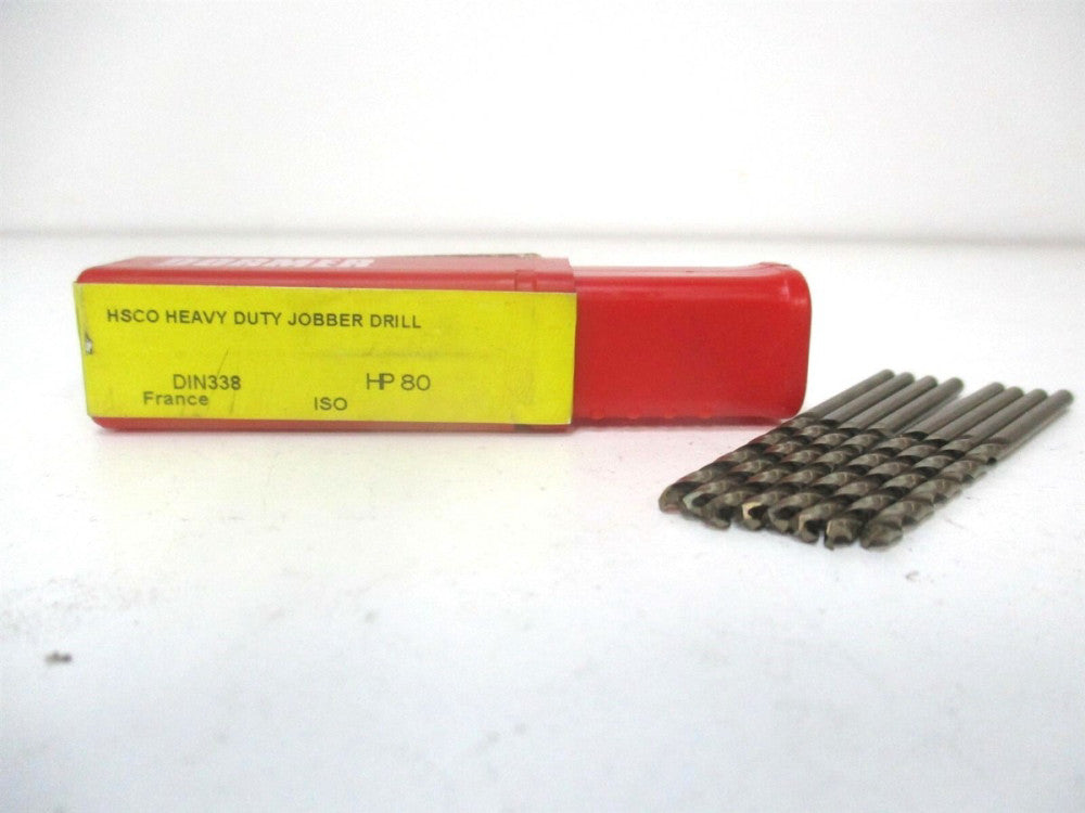 Dormer (0374863) 2.4mm x 57mm OAL 135° Cobalt Spiral Jobber Drill - Pack of 8