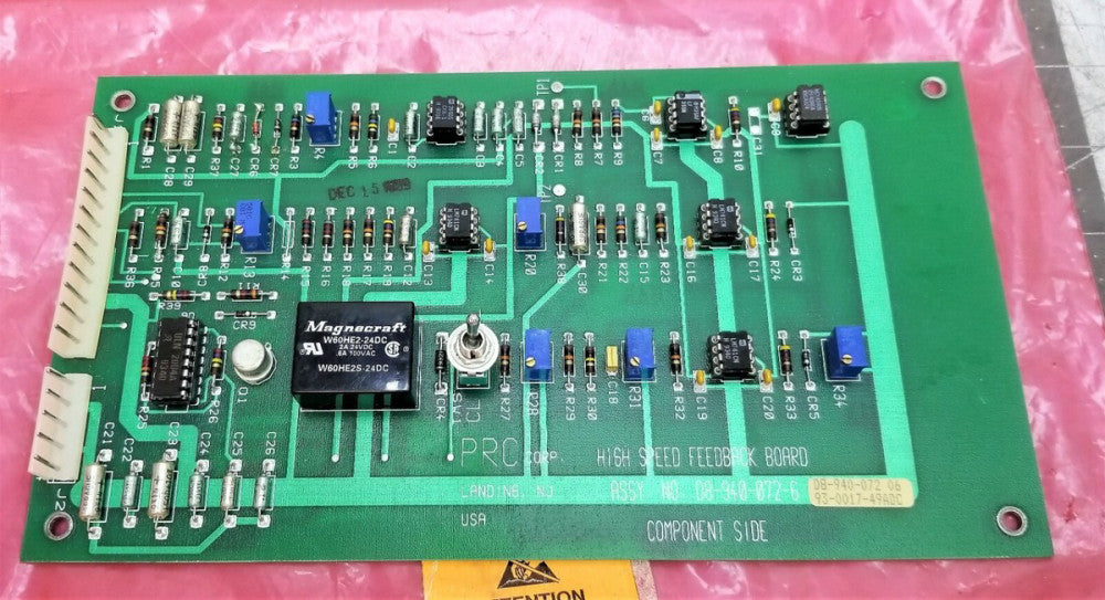 PRC CORP.  D8-940-072-2 HIGH SPEED FEEDBACK BOARD [D1S2] #16