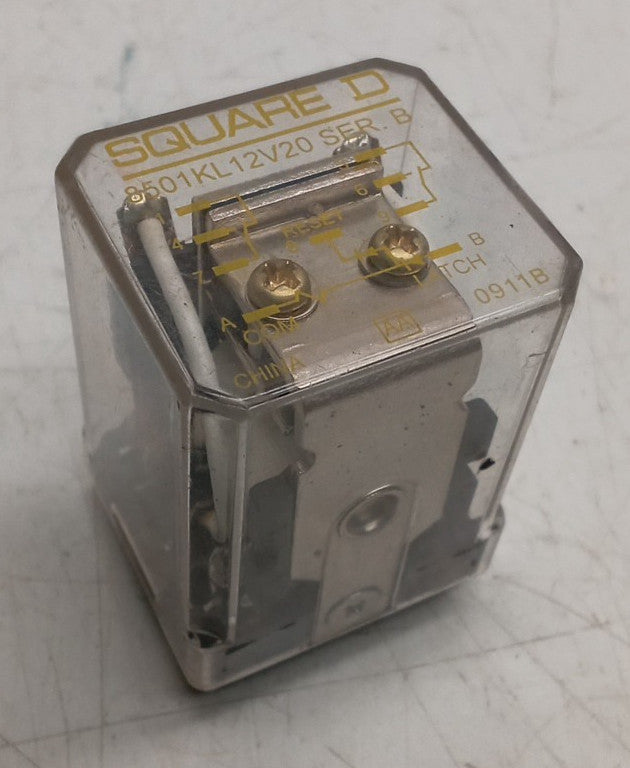 Square D 8501KL12V20 Latching Type Relay
