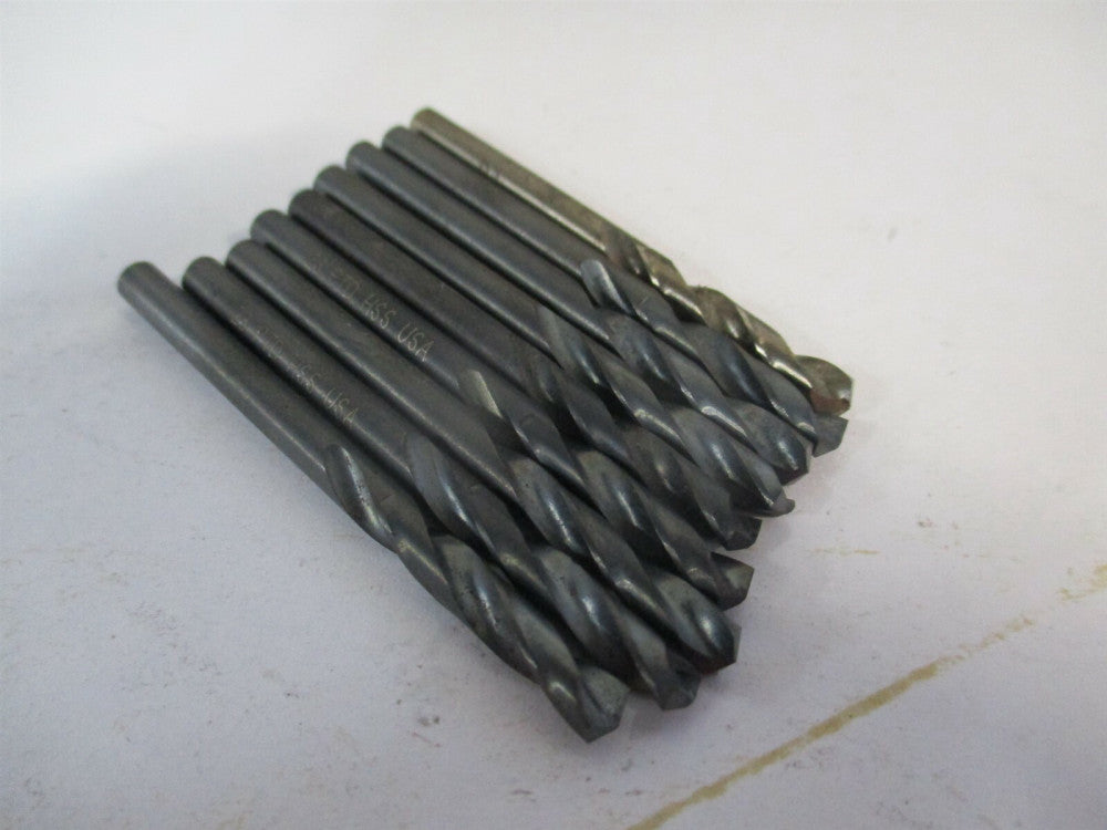 Precision Twist Drill (041823) #23 135° HSS Screw Machine Drill Bit - Lot of 9