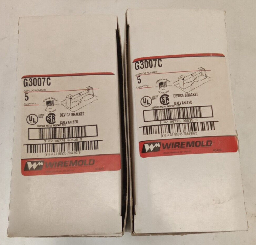 Wiremold G3007C Raceway Device Bracket  (Lot of 10)