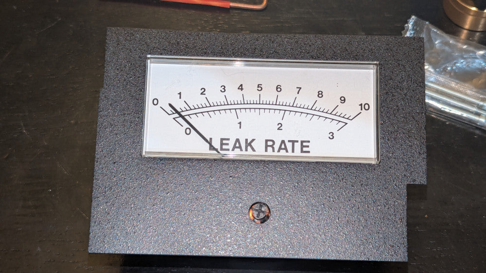 Beede Leak Rate Gauge Panel Meter MCB FS/MADC 918981-B