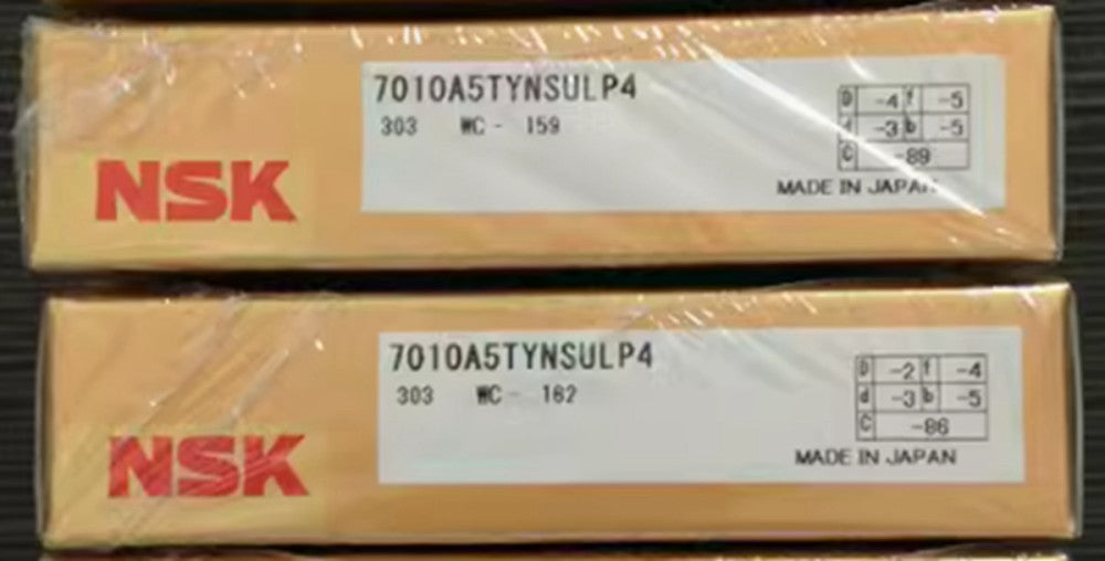 NEW Genuine Super Precision Spindle Bearings For NSK 7010A5TYNSULP4 Set of 2