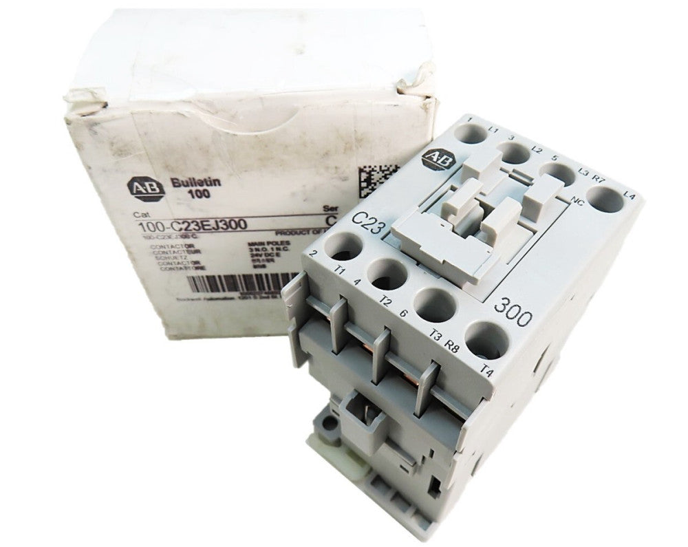 Allen Bradley 100-C23EJ300 Contactor 23 Amp 24VAC Coil 100C23EJ300 NEW IN BOX