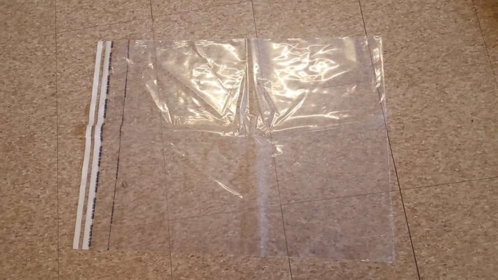CHEMSTRETCH 30 X 40 X 3-1/2 LIP X .0035 CLEAR POLY BAGS 150 CT WITH PERM TAPE