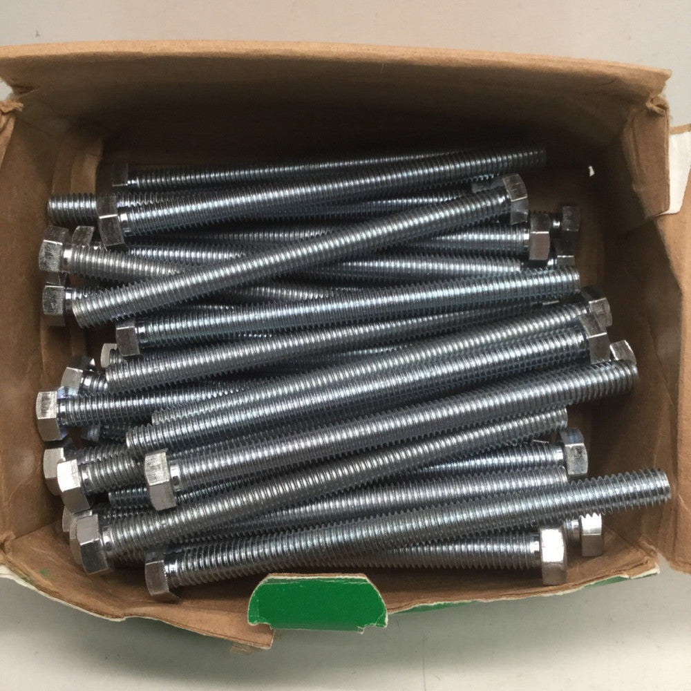 HILLMAN 3/8"-16, Hex Head Cap Screw, 5” Fastener Length Grade 2, Steel, (50PK)