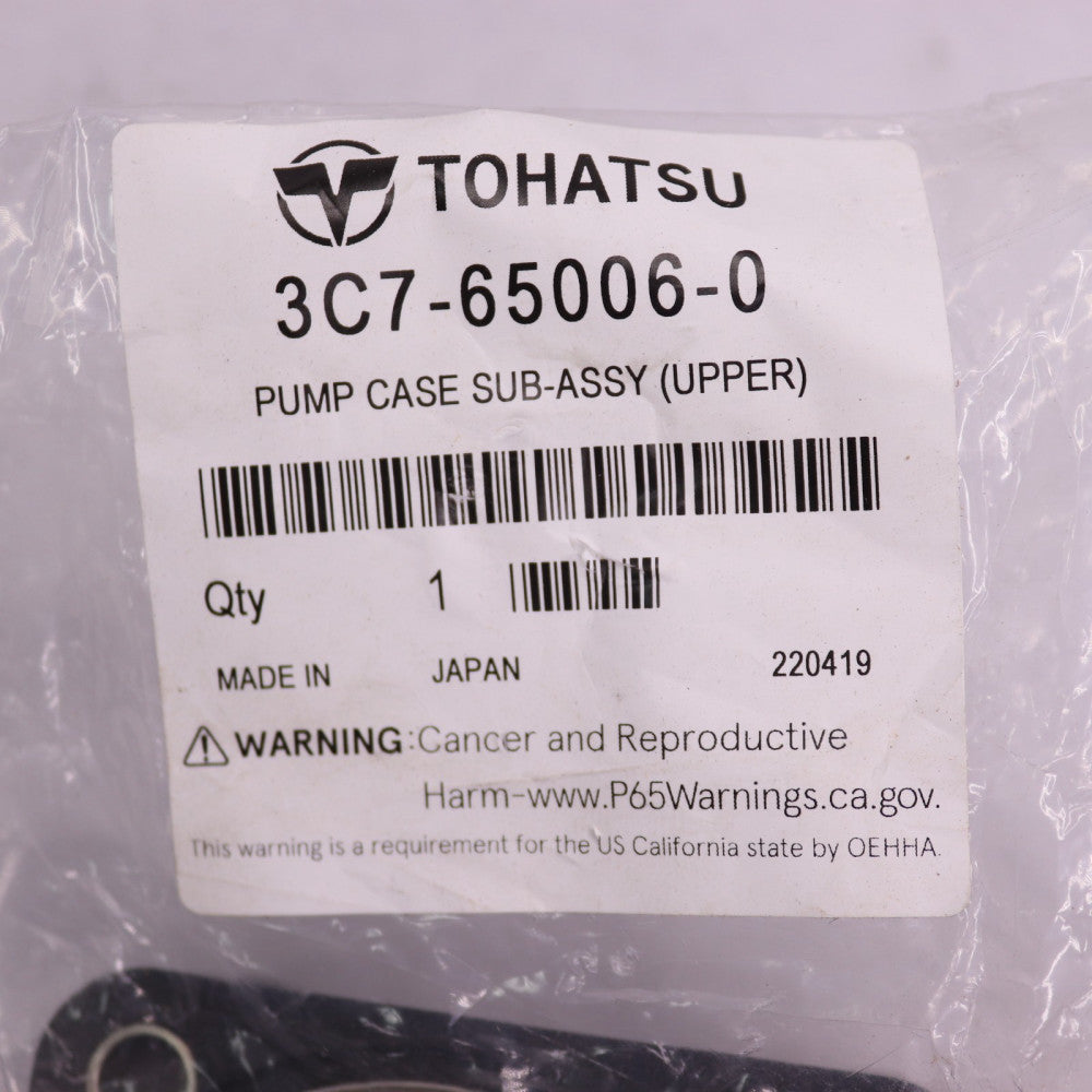 Tohatsu Upper Pump Case Sub-Assy 3C7-65006-0