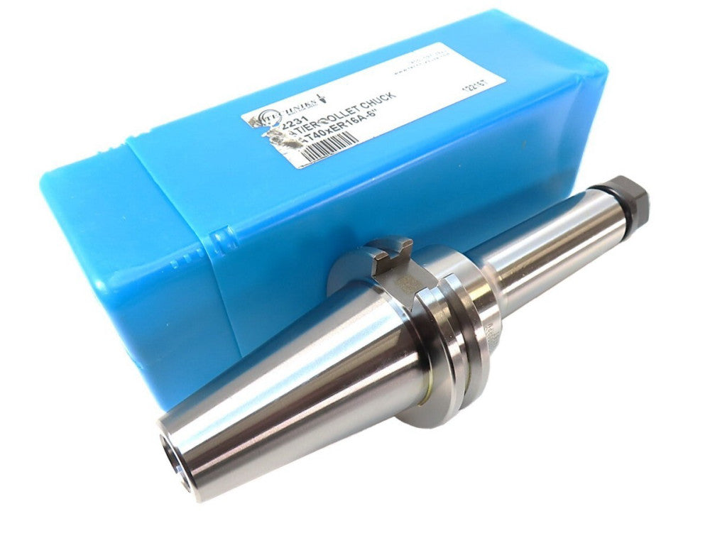 Techniks  22231  CAT04xER16A-6 Cat40 ER Collet Chuck Tool Holder  NEW NO BOX